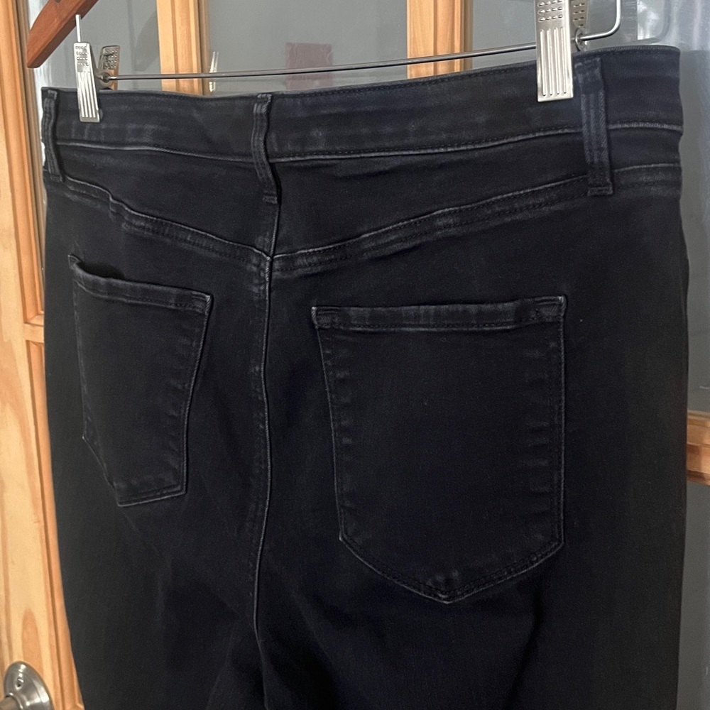 Talbots High Waist Jegging Ankle Black Jeans Stretch Womens Sz 12 Classic Comfy - Picture 7 of 9